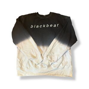[Blackbear] Black and White Ombre Sweatshirt